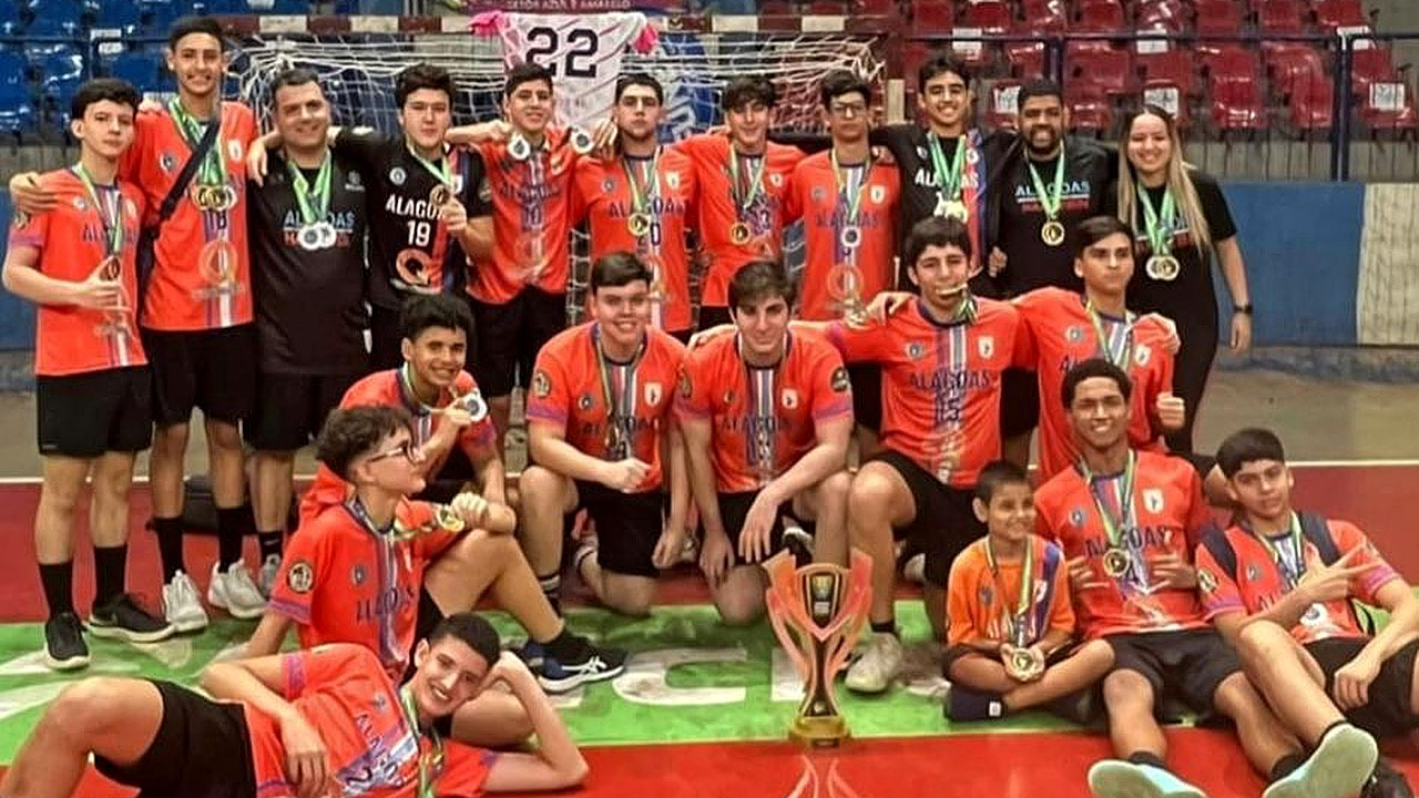 Handebol masculino alagoano ganha Campeonato Brasileiro de Seleções Cadete