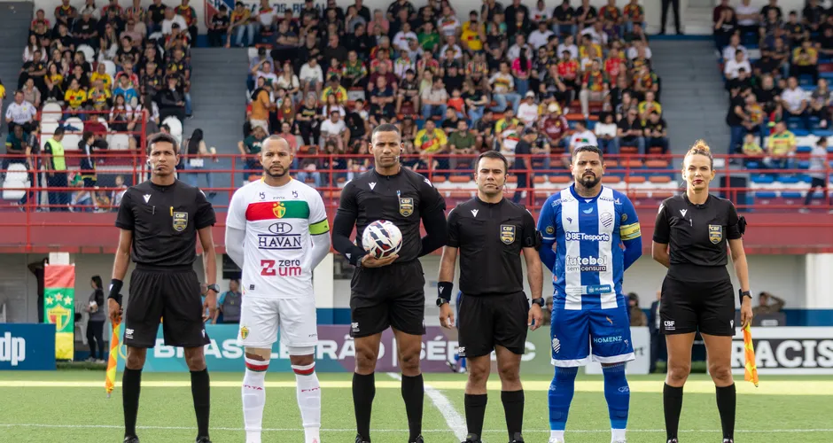 Brusque x CSA em campo. Ascom Brusque