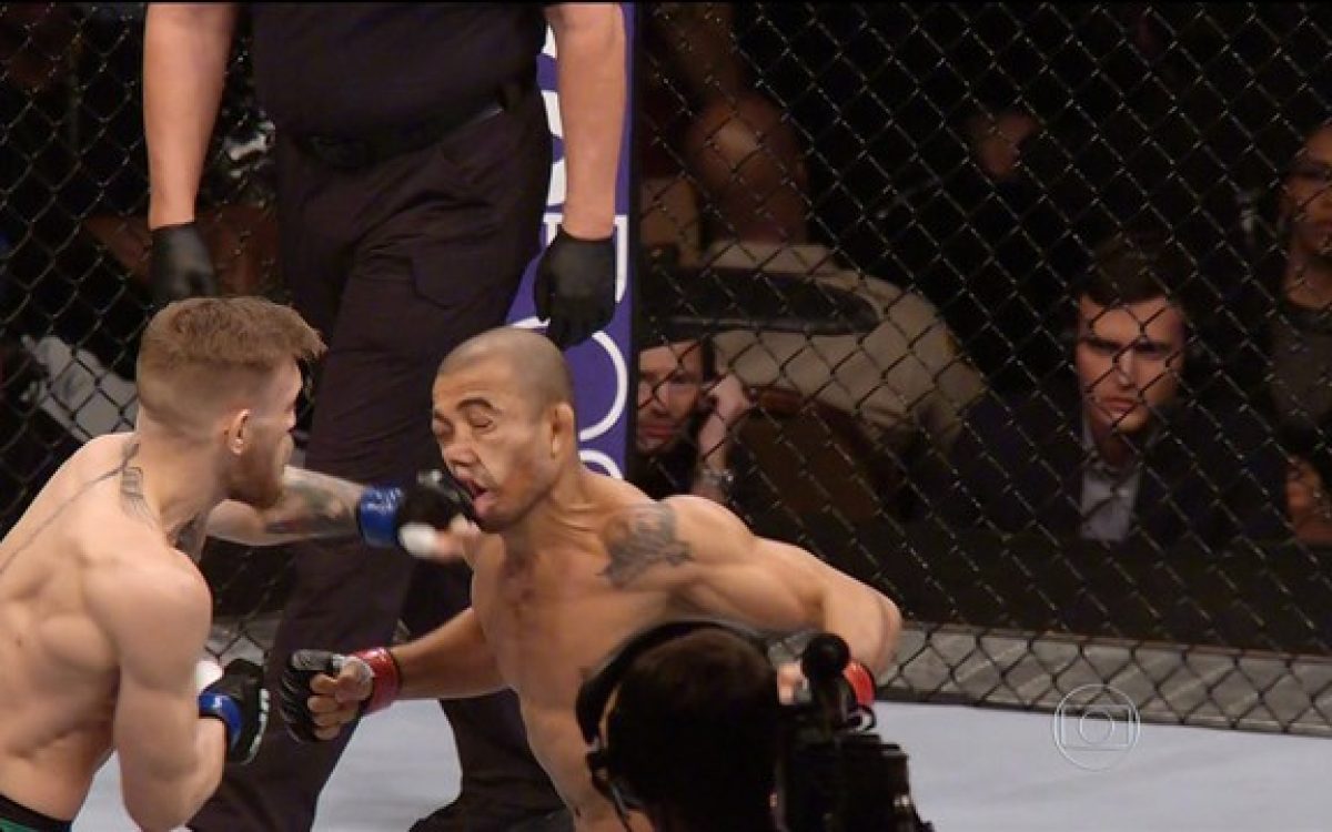 McGregor cumpre promessa e derruba José Aldo