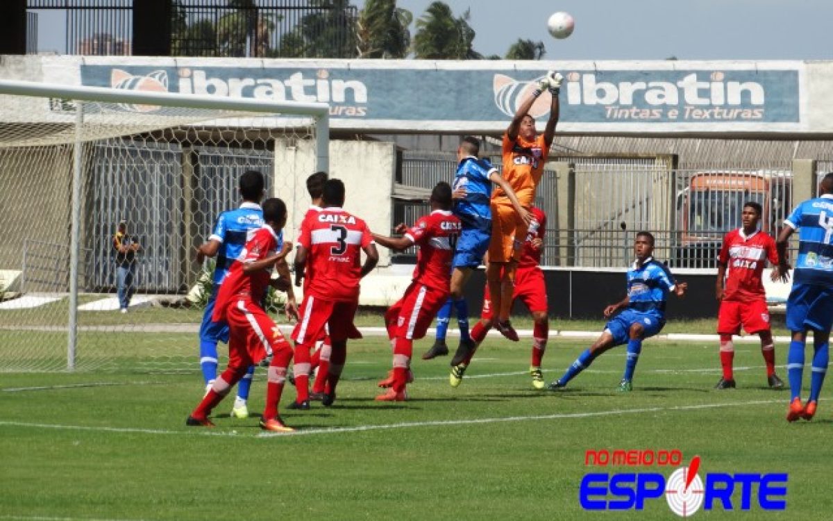 SUB17: CRB VENCE O CSA , E LEVA VANTAGEM PARA A SEMIFINAL