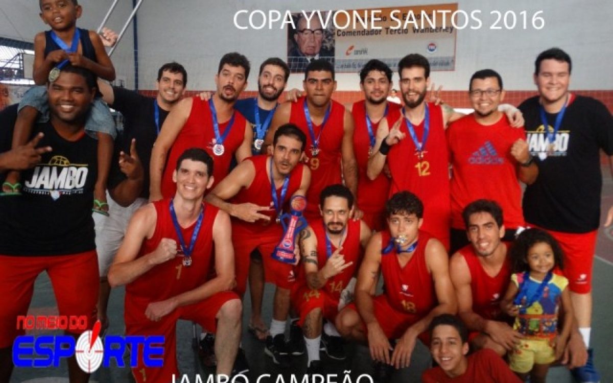 BASQUETE: JAMBO CONQUISTA O BICAMPEONATO DA COPA YVONE SANTOS