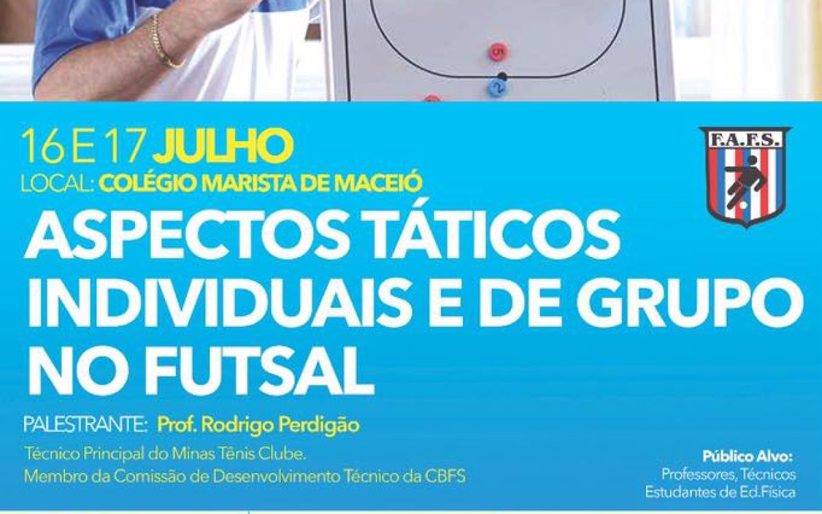 COLÉGIO MARISTA SEDIARÁ CURSO DE CAPACITAÇÃO NO FUTSAL