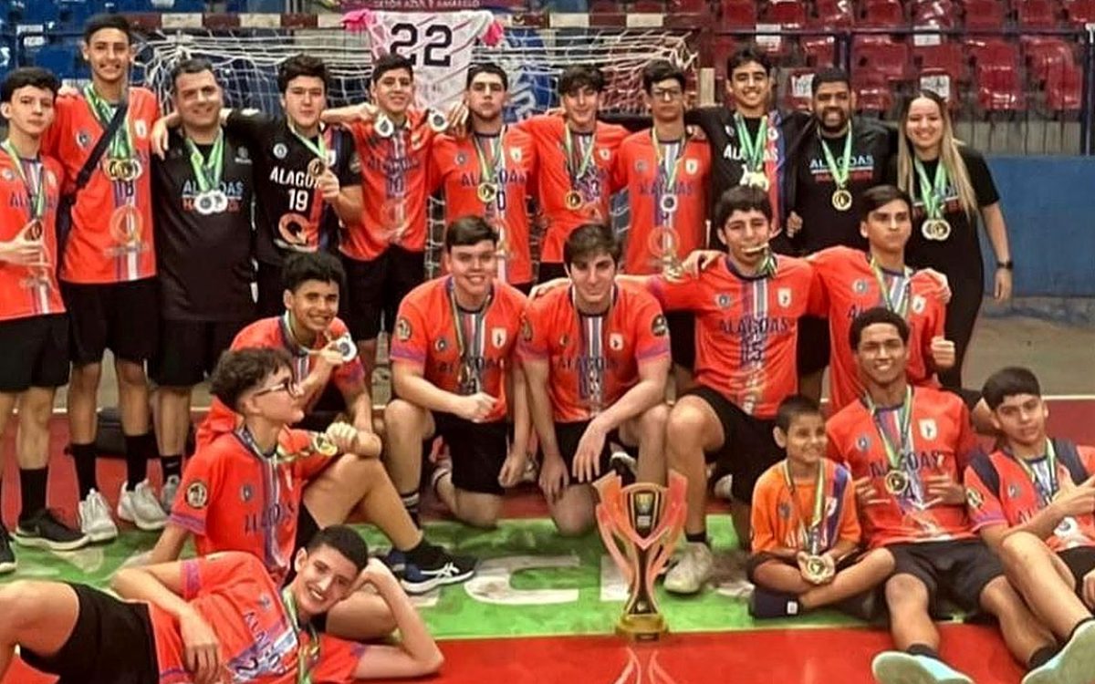 Handebol masculino alagoano ganha Campeonato Brasileiro de Seleções Cadete