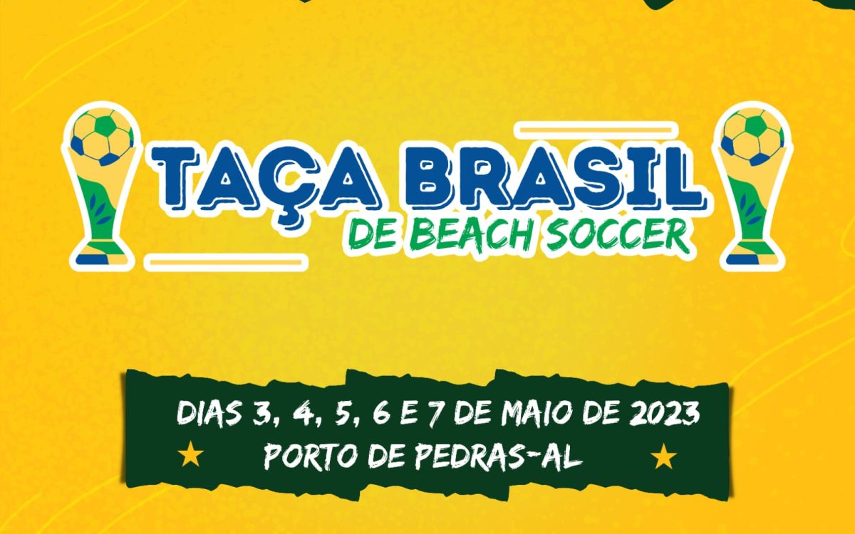 Vem aí a Taça Brasil de Beach Soccer 2023