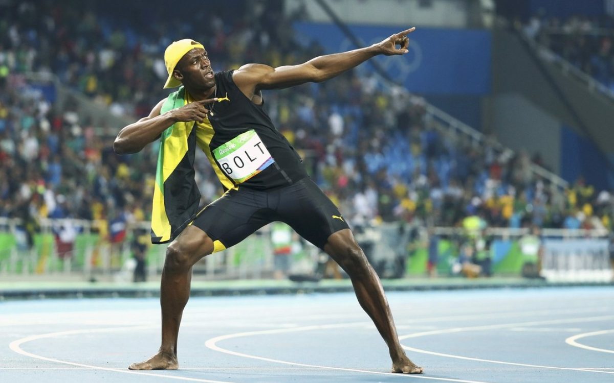 Bolt  é tricampeão olímpico